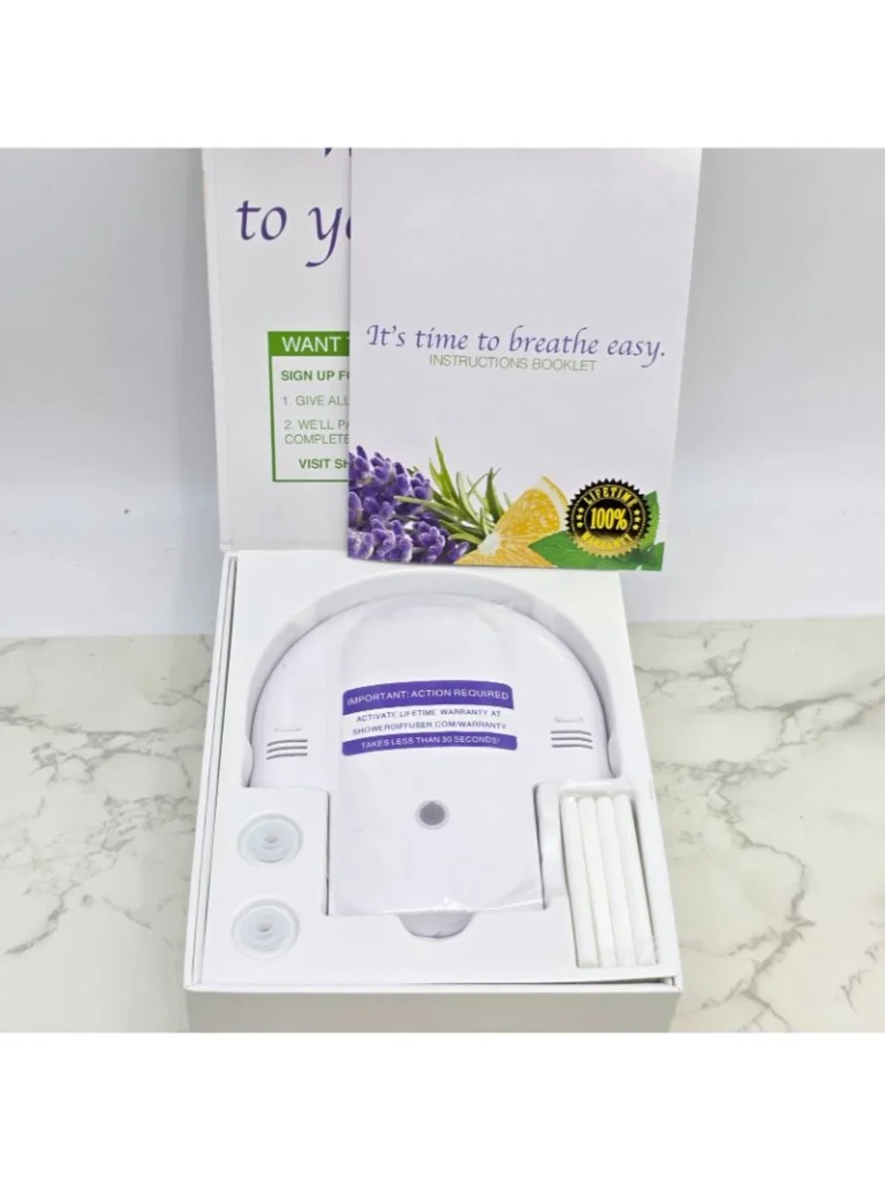 Oasis shower diffuser
